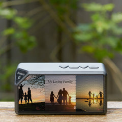Multi Photo Collage Modern Personalized  Bluetooth Speaker