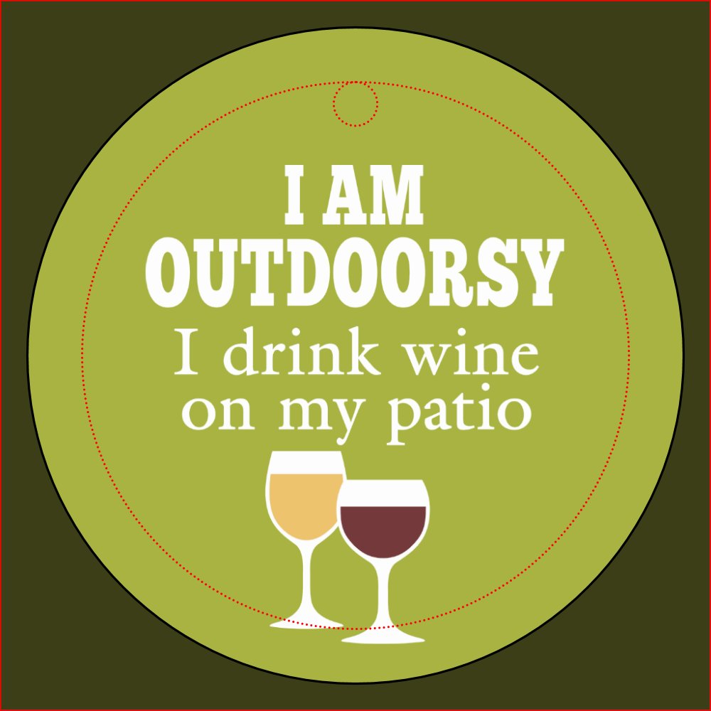 Funny Wine Quotes - Drinking Humor Glass Charm