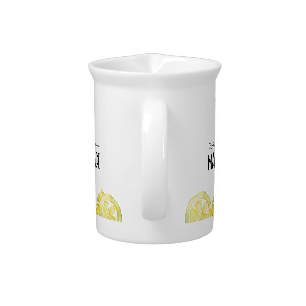 When life hands you lemons make lemonade beverage pitcher