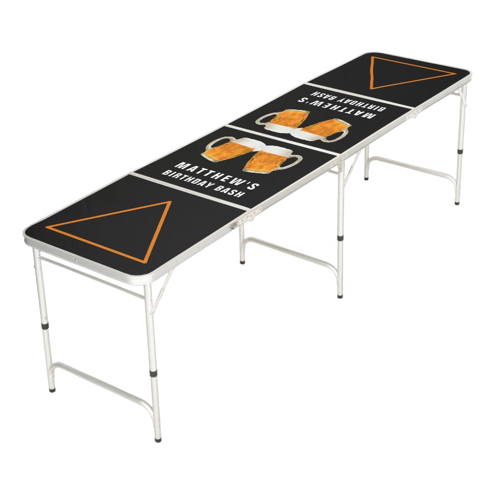 Birthday Party Beer Cheers Pong Table