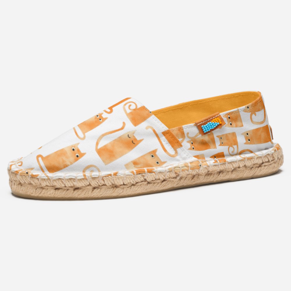 Orange Cat Espadrilles