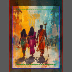 Painting Hanging Tapestry