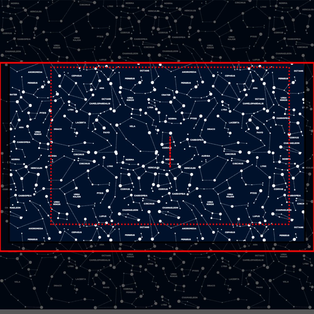Star Constellations Pillowcase