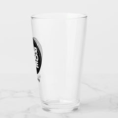 Personalized Logo, Casual Script text Beer Glasses