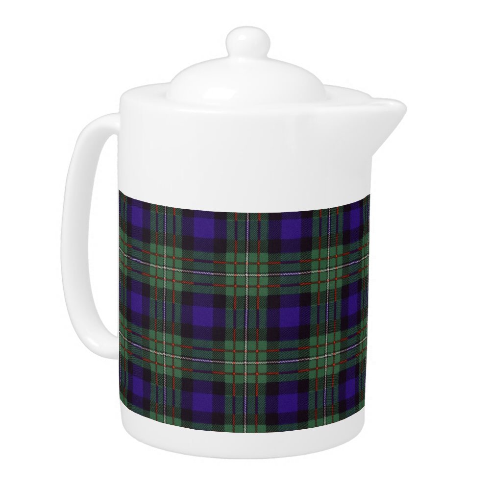 Real Scottish tartan - Ferguson Teapot