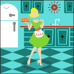 Retro Kitchen Wall Decal