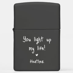 Handwritten Keepsake Gift for Him Zippo Lighter