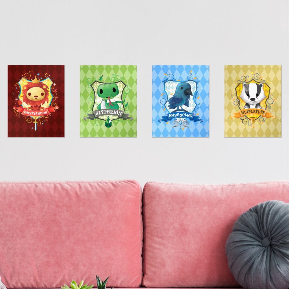 Charming HOGWARTS™ House Crests Wall Art Sets