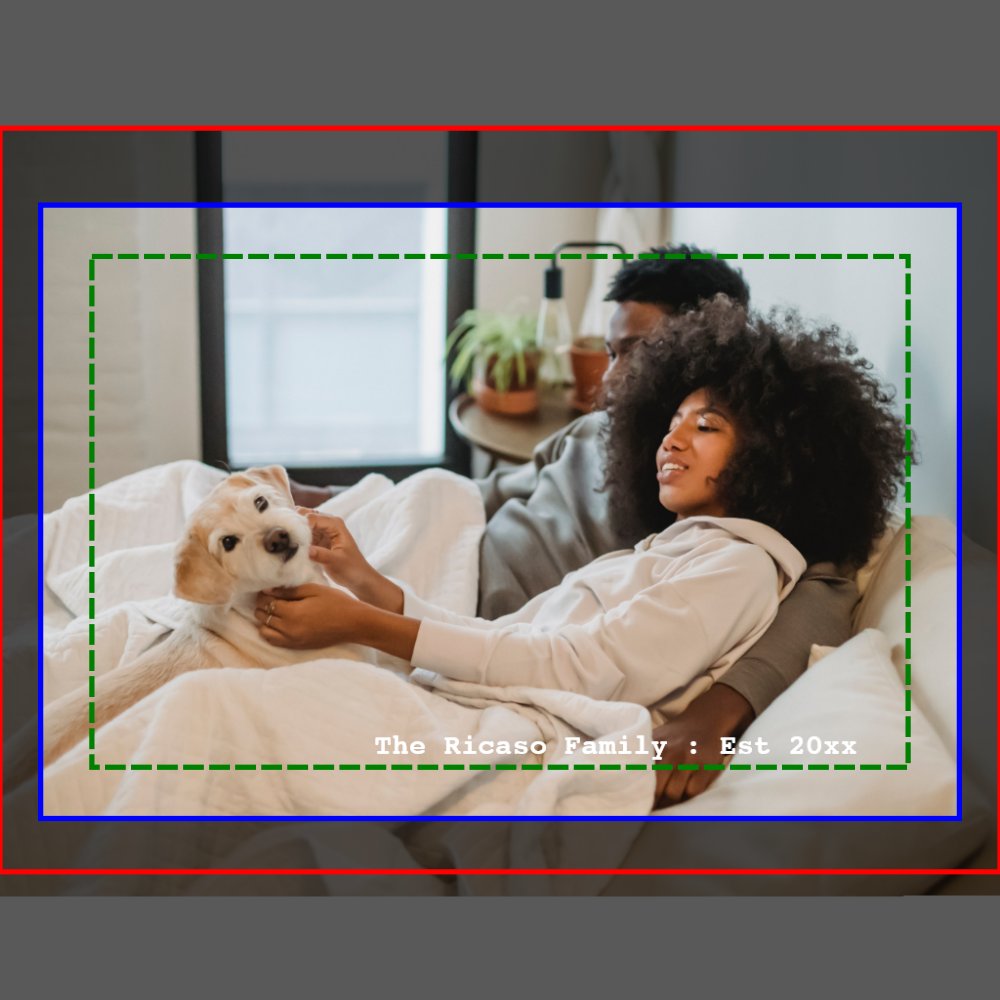 Personalized Photo and Text Hanging Tapestry