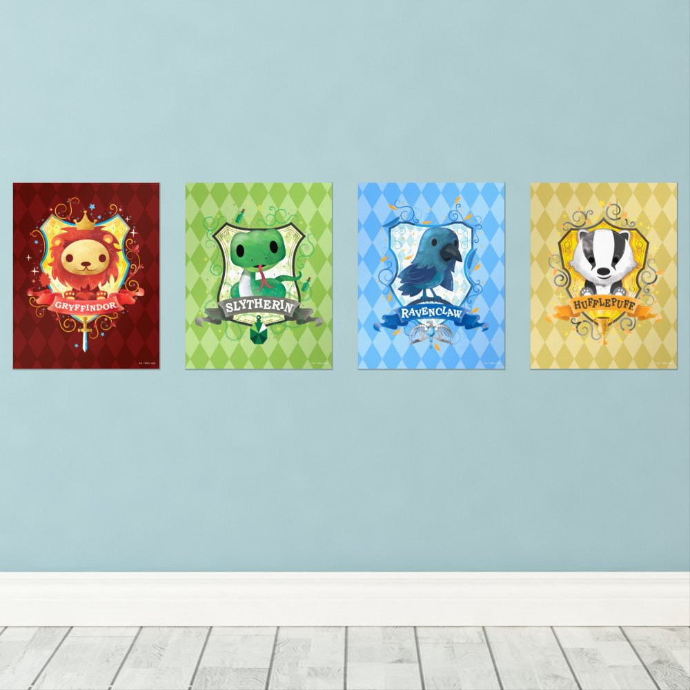 Charming HOGWARTS™ House Crests Wall Art Sets