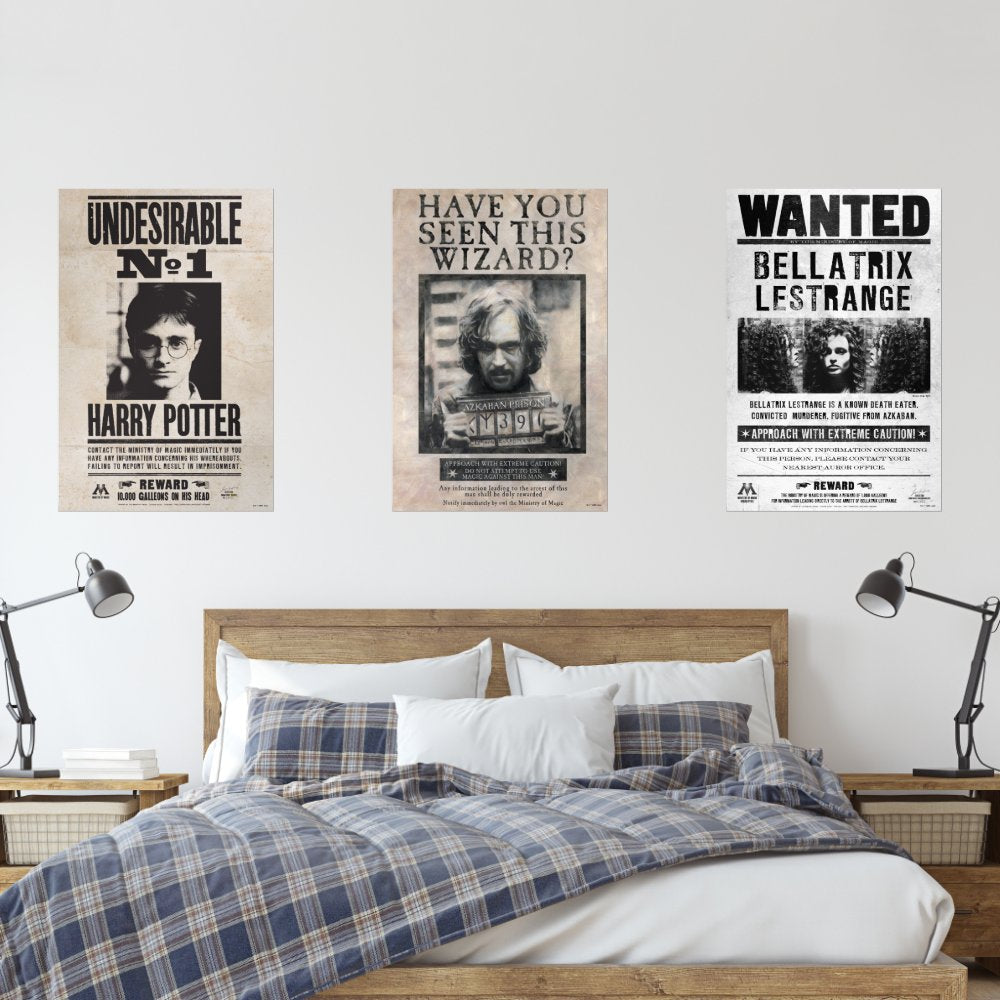 HARRY POTTER™ Wanted Wall Art Sets