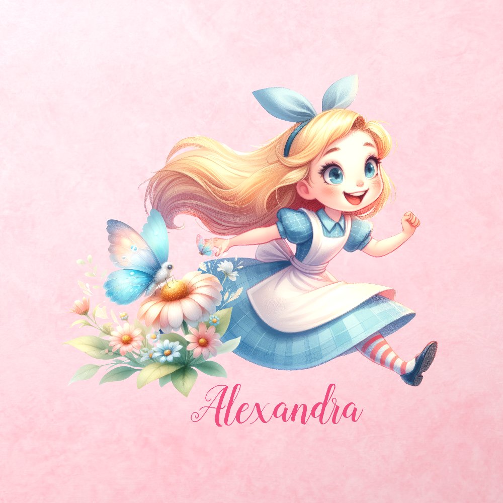 Personalized Personalized Alice in Wonderland Wall Decal