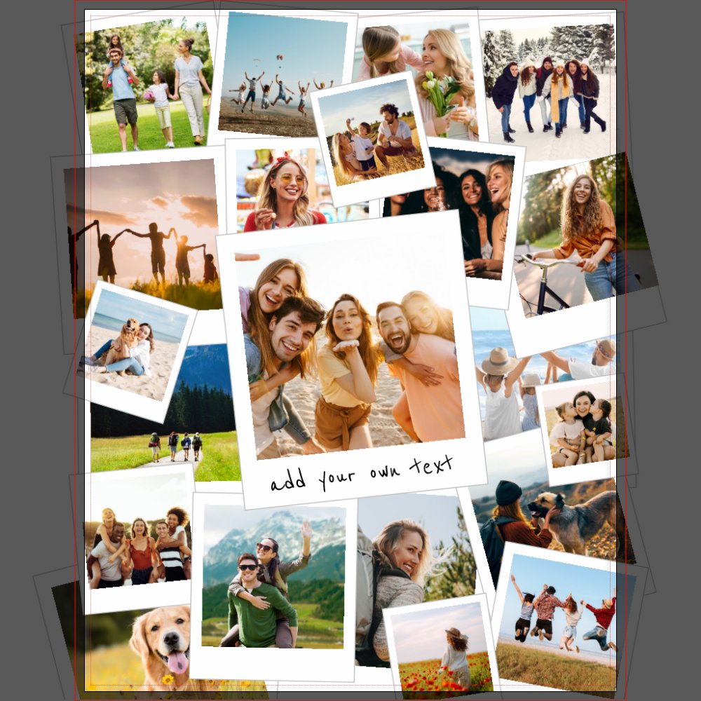 Modern Picture Scrapbook Photo Collage Jigsaw Puzzle