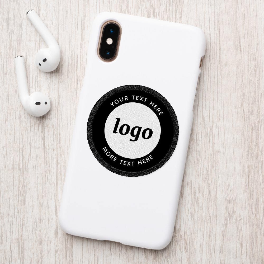 Simple Logo With Text Business Promotional Patch