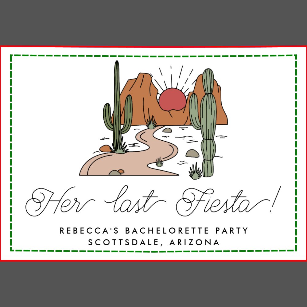 Bachelorette Weekend Party Fiesta Personalized Shot Glass