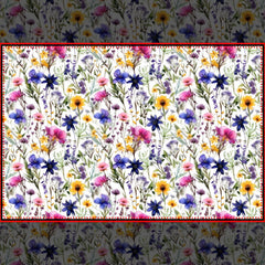 Wildflowers Paper Placemats, Garden Floral Mats