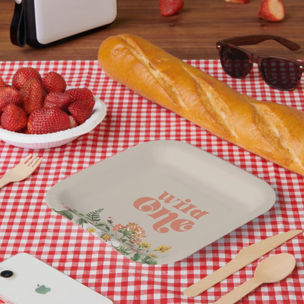 Wildflower Party Paper Plates