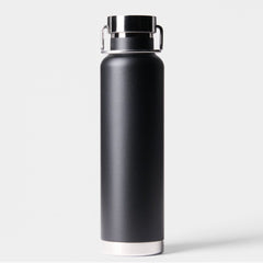Personalized Your Name Script Black Wedding Water Bottle