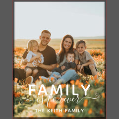 Family Is Forever Photo Keepsake Jigsaw Puzzle