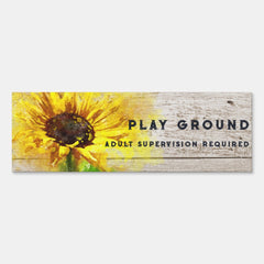 *~* Outdoor Lawn PLAY GROUND Cabin AP49 Sign