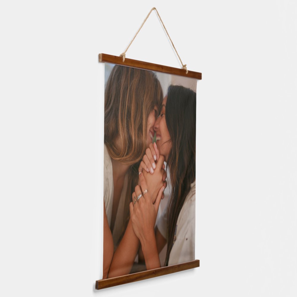 Customizable Hanging Photo Canvas Tapestry