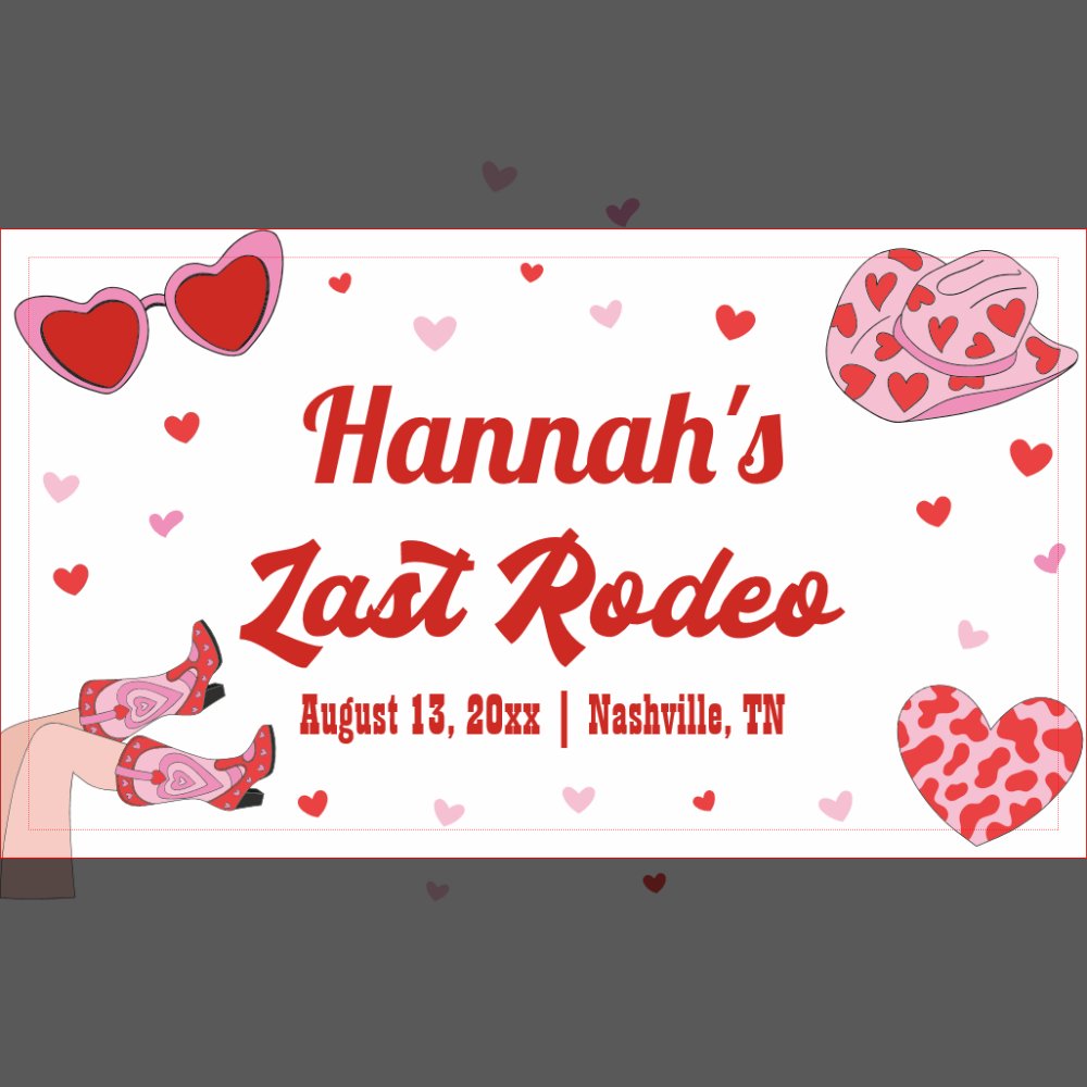 Last Rodeo Cowgirl Bachelorette Party Hat