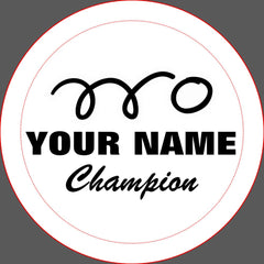 Personalized ping pong balls for table tennis game
