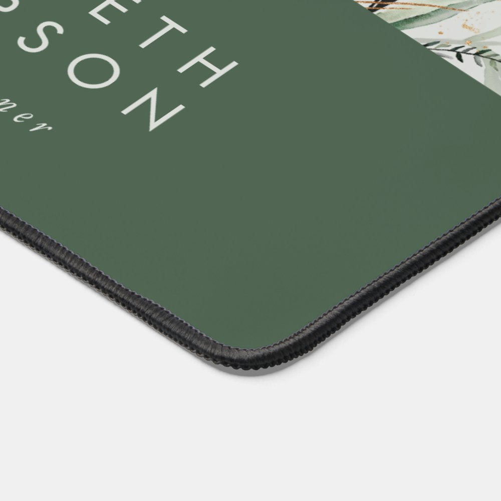Eucalyptus Elegant Green Large Mouse Desk Mat