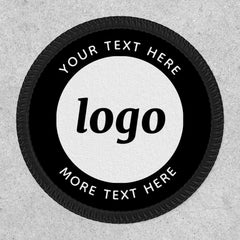 Simple Logo With Text Business Promotional Patch