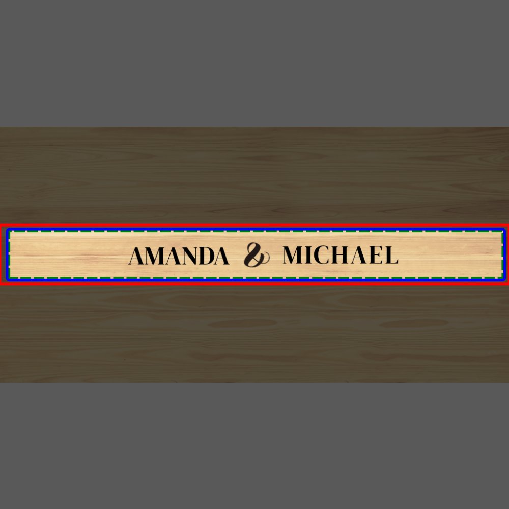 Wedding Names and Date Personalized Fast Four