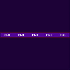 Phi Gamma Delta Whie and Purple Letters Pet Leash