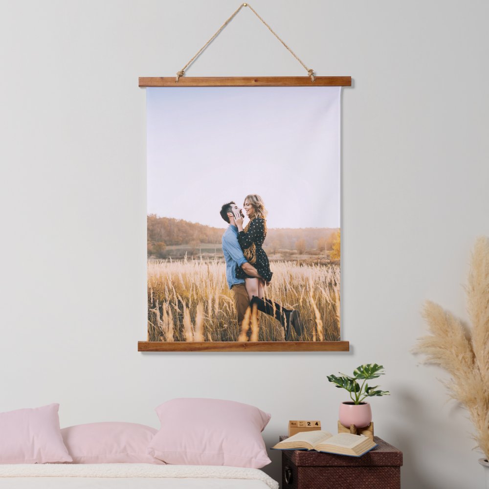 Personalized Photo Art Print Hanging Tapestry