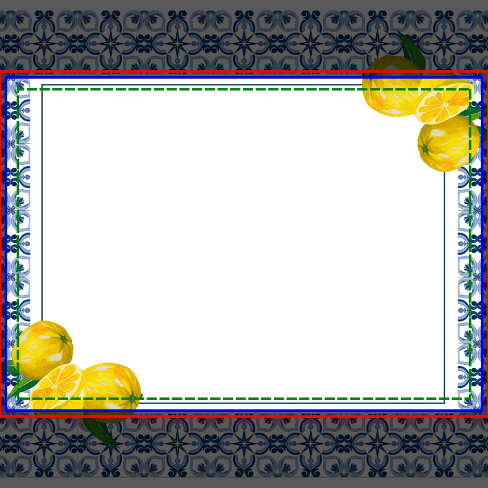 Lemon Italian Blue Tile Bridal Shower Recipe Card