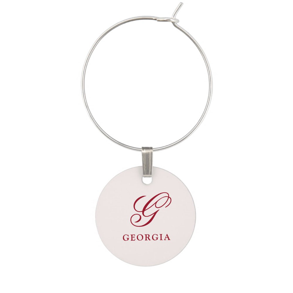 Drunk In Love Red Wine Charm