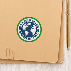 Explore The World Adventure Globe Patch