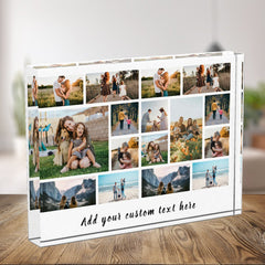 Personalized 16 Photo Collage Photo Block