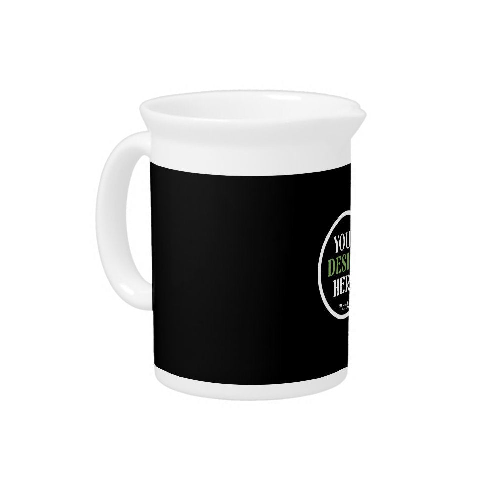 custom, unique, sleek & minimalist beverage pitcher
