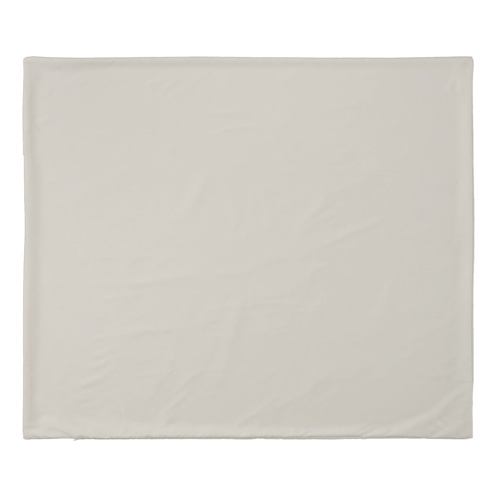 Farmhouse Floral Custom Monogram Beige  Duvet Cover