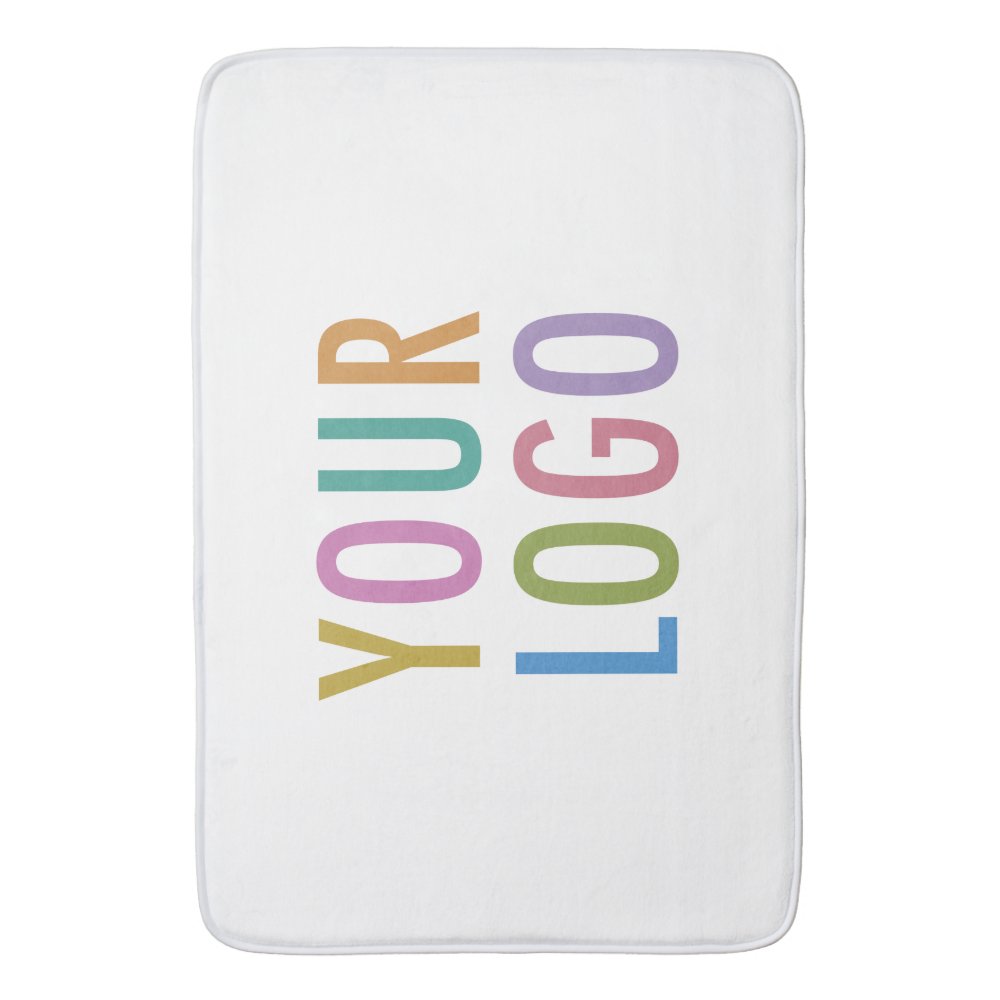 Personalized Bath Mat Custom Business Company Logo