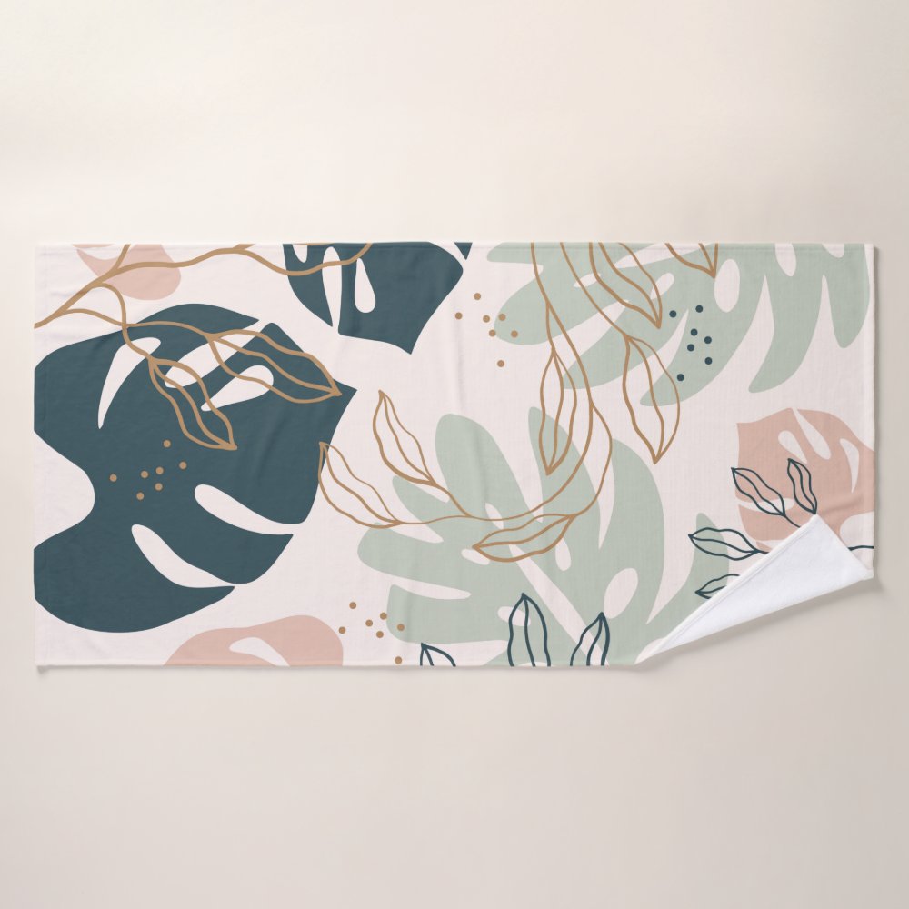 Tropical Boho Chic Bath Towel Set