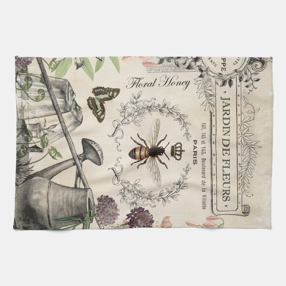 FRENCH BEE GARDEN KITCHEN TOWEL