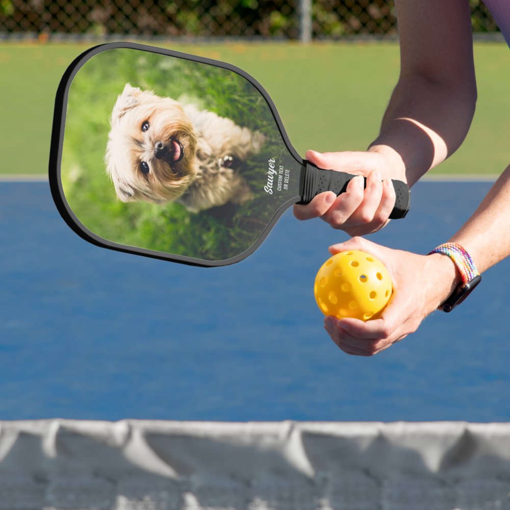 Cool 2 Large photos Your Custom Text Pickleball Paddle