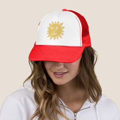 Happy Smiling Sunshine Design Trucker Hat