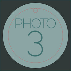 Create Your Own Collage with 4 Photos Wine Charm