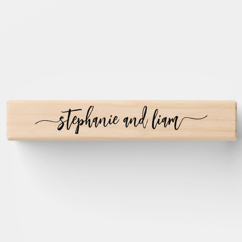 Personalized Wedding Lawn Game Giant Topple Tower