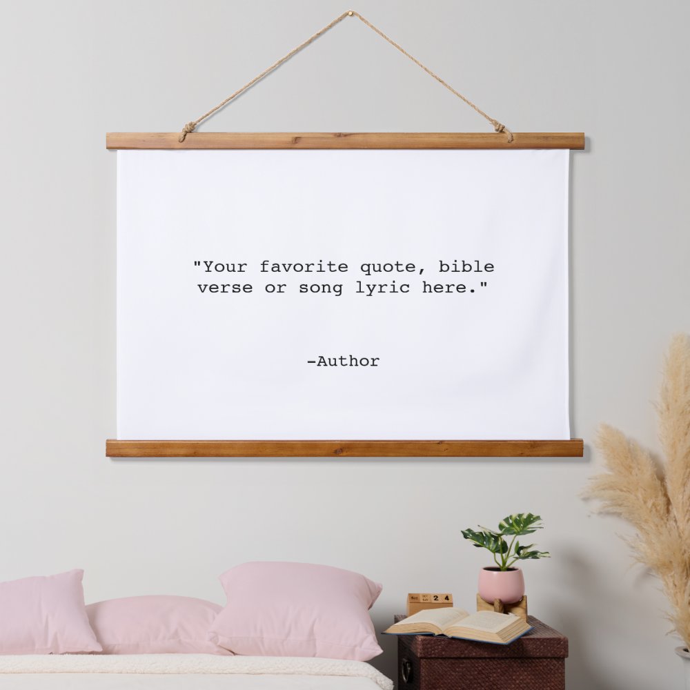 Create Your Own Quote Hanging Tapestry