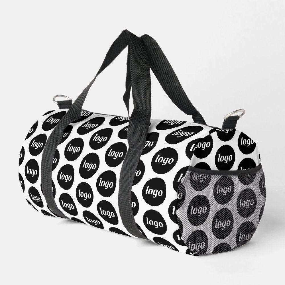Logo Pattern Promotional Business Duffle Bag