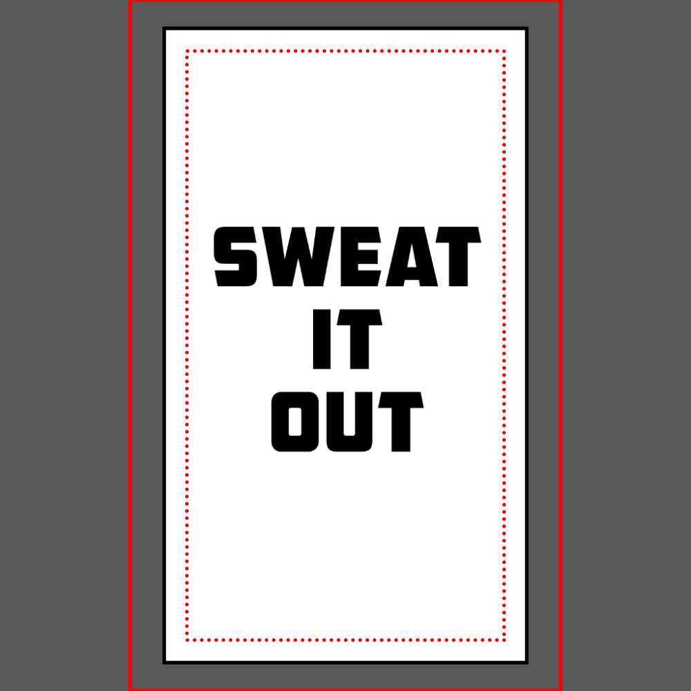 SWEAT IT OUT Towel