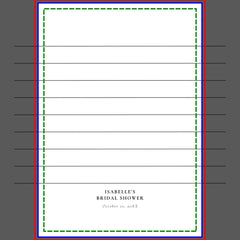 Stock the Kitchen Bridal Shower Recipe Card