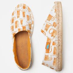 Orange Cat Espadrilles